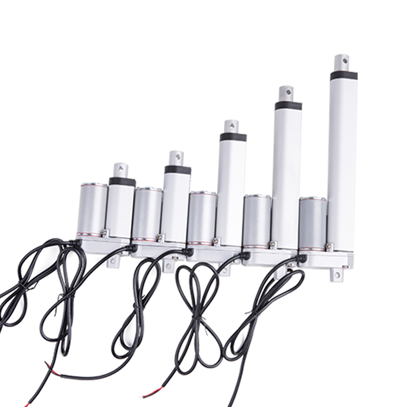 12V行程10-1500MM  电动直流推杆小型升降伸缩推杆开窗器扫地车