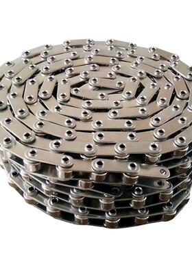 不锈钢工业传动链条C212A/C216AL大节距单双侧弯板链条刮板机链条