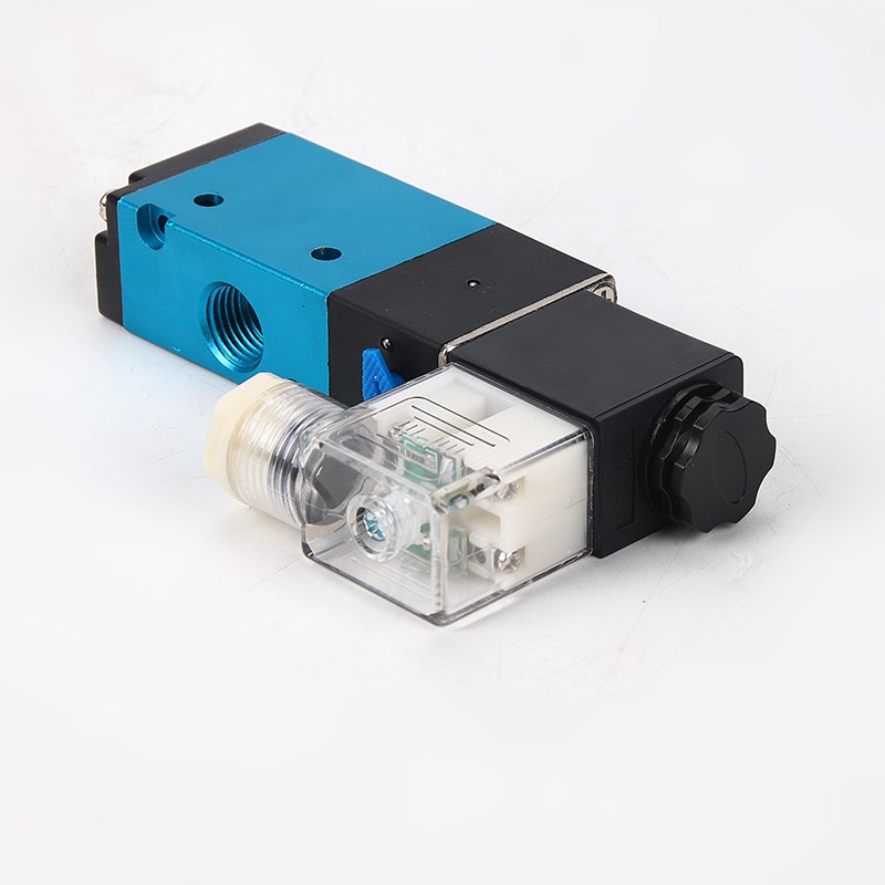 4V210-08气动二位五通电磁换向阀气阀4V310-10 4V410-15 4V110-06