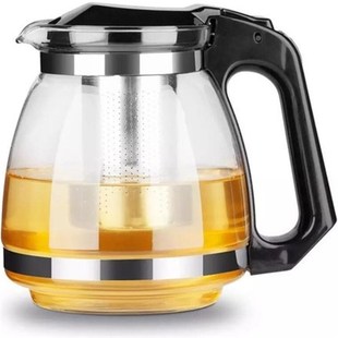 OQ5M玻璃茶壶茶水分离家用饭店茶楼超大容量耐热冲泡凉水壶过滤花