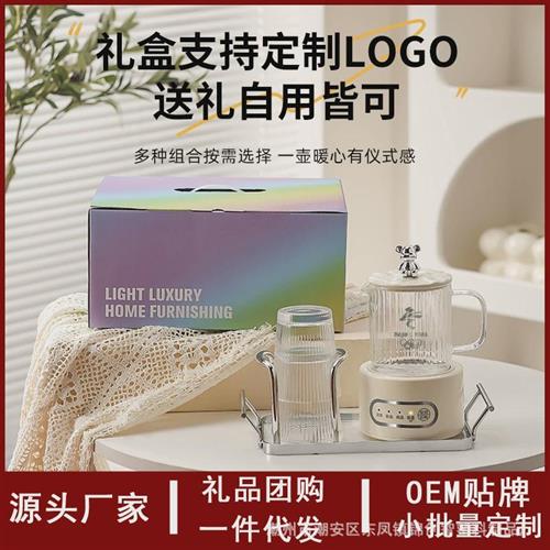 多功能养生壶家用办公室迷你小型花茶壶mini烧水壶煮茶礼盒套装