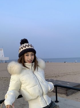 新国标90白鸭绒周壹 EEONE10.15/10:00am 韩女日记 收腰羽绒服