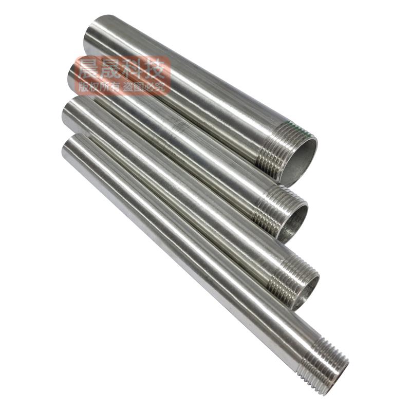 304不锈钢加长单头丝单头外丝水管单丝外螺纹4分接头6分延长牙头