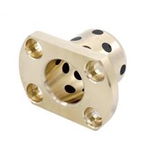 带法兰无油衬套铜合金 OLBM-D25-D30-D35-L30-L40-L50-L60-L70