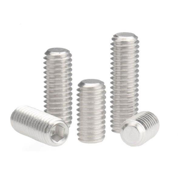 M6M8 无304不锈钢平端头紧螺钉定 DIN913止付基 UHI米加长内六角