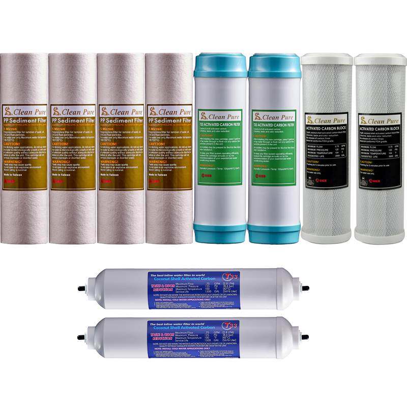 台湾进口崧泉10寸1235级滤芯套装10支 品牌净水器纯水机超滤机用