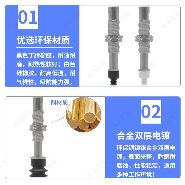 0SMC真空吸盘ZP3B系列ZP3-T004T06T8T1TVFA13T16BNJ/BSJ10-04/06/