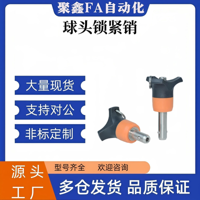球头锁紧BLP销顶出防护型快卸插销子按钮式ZAA05-d5 6 8 10 12 16