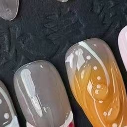 纯手工捏捏花瓣高级感秋冬穿戴甲片美甲贴片跨境欧美长杏仁,彩妆/香水/美妆工具,美甲工具,淘宝优惠券,粉丝福利购,淘宝优惠卷