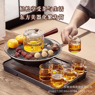 泡茶玻璃茶壶煮茶 围炉煮茶家用网红全套电陶炉煮茶罐罐茶具套装