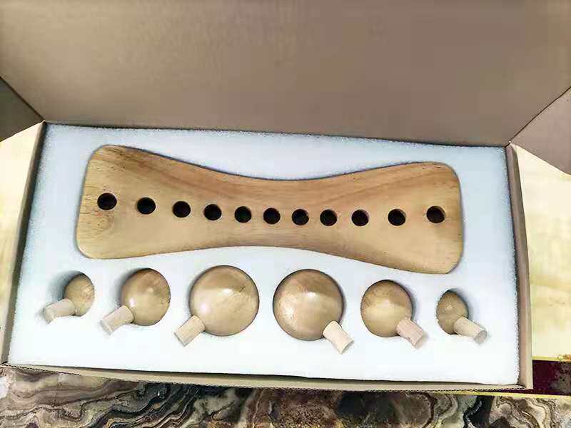 实木腰椎按枕头缓解富贵包修复腰椎成人专用牵引枕颈椎枕木枕头