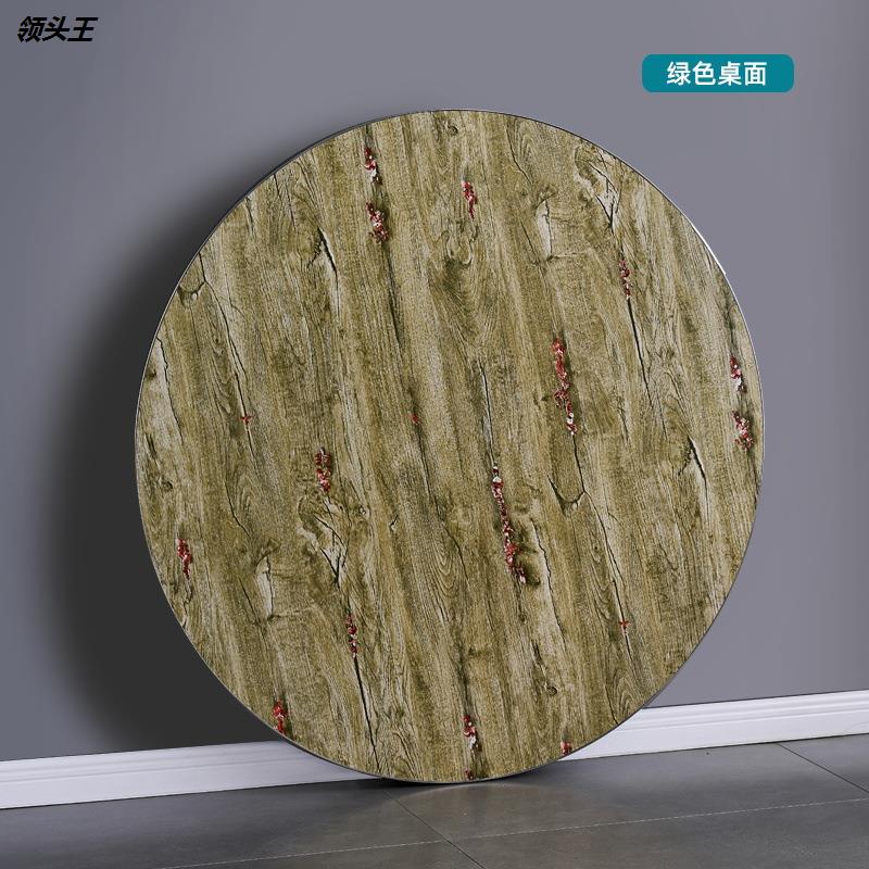 餐桌圆桌面板家用10人饭桌圆形饭店简易园餐桌酒店餐桌折叠大圆桌