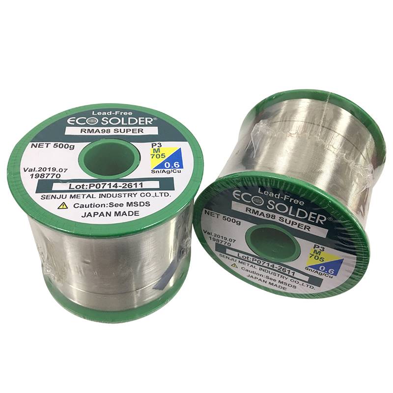 千住无铅环保焊f锡丝M705 含3%银锡线 0.5mm 0.6mm 0.8mm 1.0mm