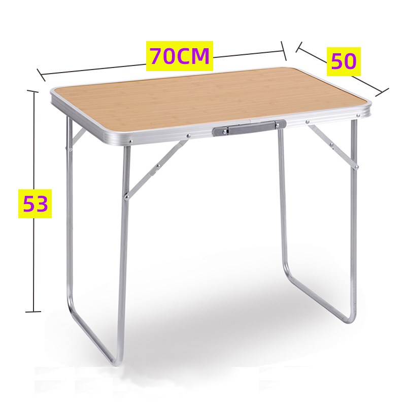 便携车载折叠桌车上餐桌 铝合金户外露营桌 手提搞活动小桌摆摊桌