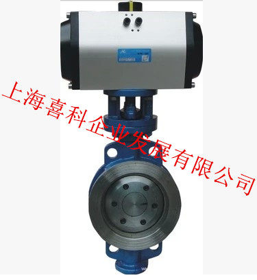 D671H-16C气动硬密封蝶阀 气动蒸汽蝶阀 煤气蝶阀DN50-DN300