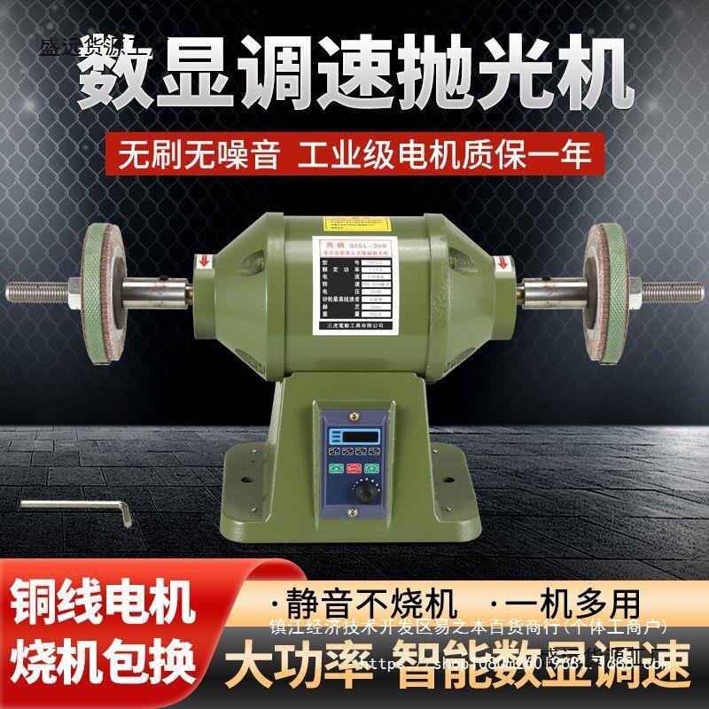 多功能无极调速双头抛光打磨机
