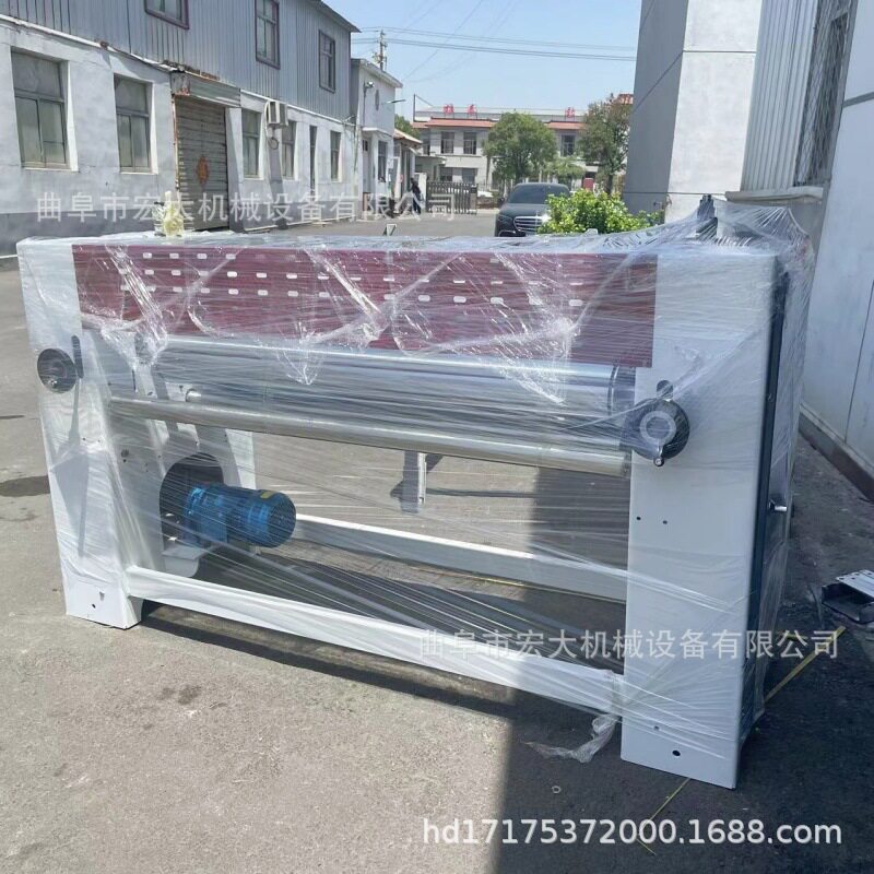 广告板双面铝板铁板保护膜覆膜机 单面白胶橡胶辊涂胶机
