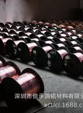 现货C1020紫铜扁线T2红铜线材C1100环保紫铜线接地紫铜扁线