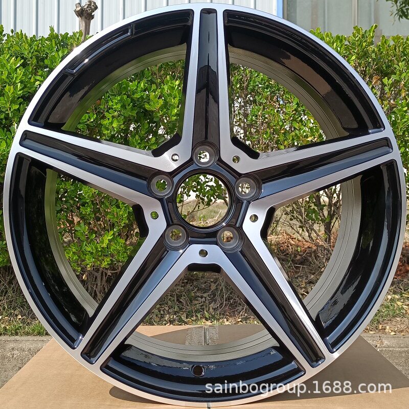 F66DX030 17寸18寸19寸 5x112 黑色车面 盛博 改装铝合金轮毂轮圈