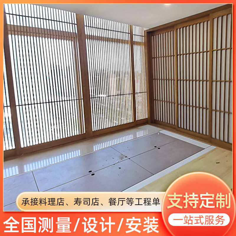 榻榻米床衣柜一体日式全实木小户型塌塌米儿童房间全屋定制加工图片