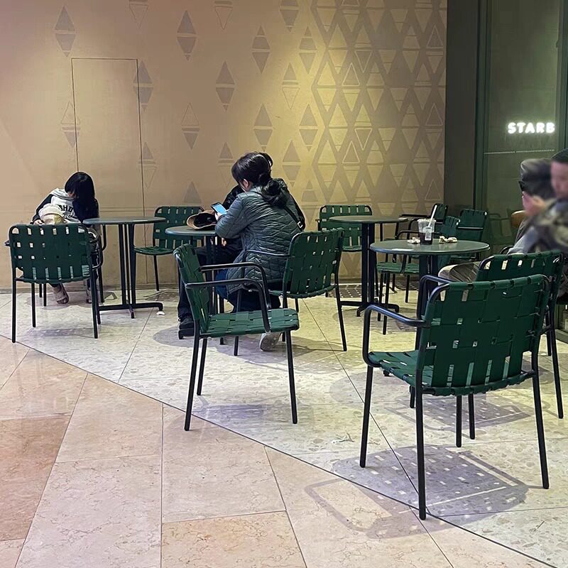 户外桌椅庭院露台餐厅民宿花园家具藤椅咖啡厅休闲外摆餐桌椅定制