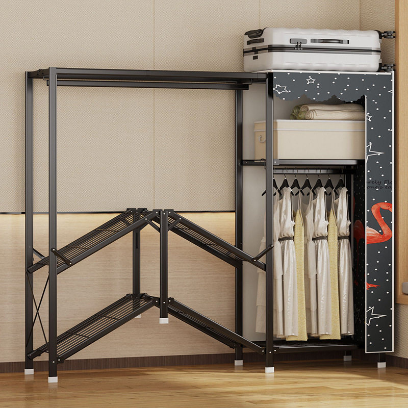免安装折叠衣柜家用卧室出租房用简易布衣柜组装收纳柜衣橱经济型