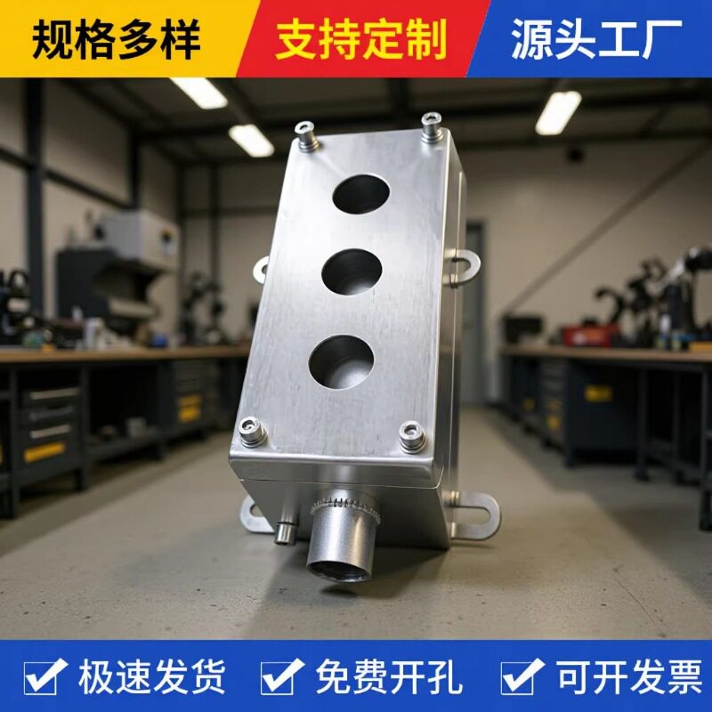不锈钢户外三防接线按钮防护箱