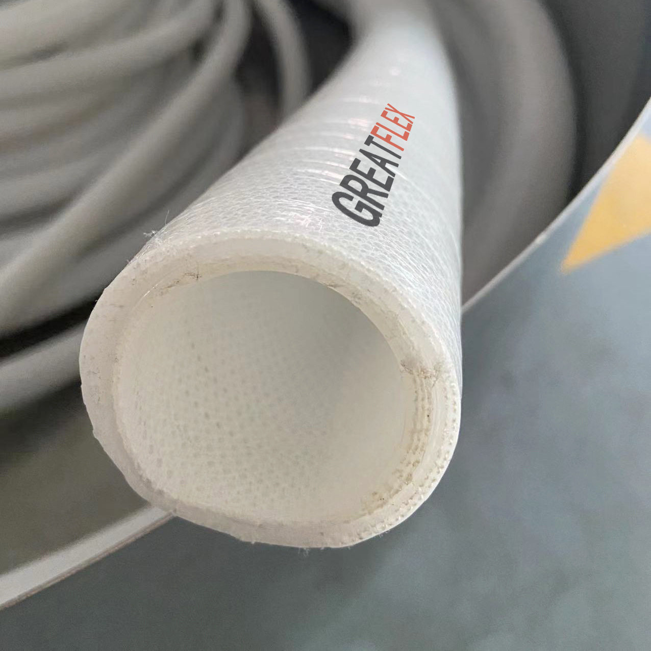 GREATFLEX白色硅胶钢丝管软管加厚内经夹布抗压正品FP30