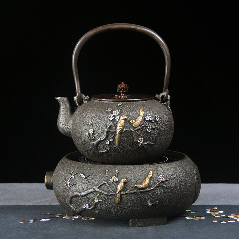 永康铁壶厂家批发烧水泡茶电陶炉煮茶器日本南部养生茶壶套装茶具