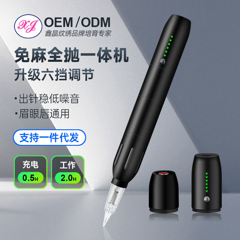 螺口机一体机纹眉机全抛式纹绣机眉眼唇TMS小纹身多功能纹绣机