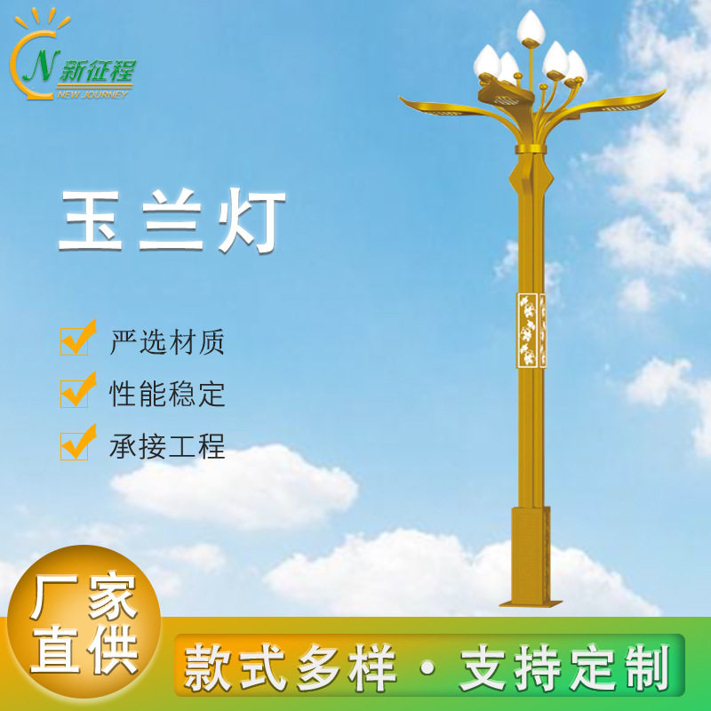 6/8/9/10米多头防水中华灯玉兰灯景观灯广场灯户外灯市政灯道路灯
