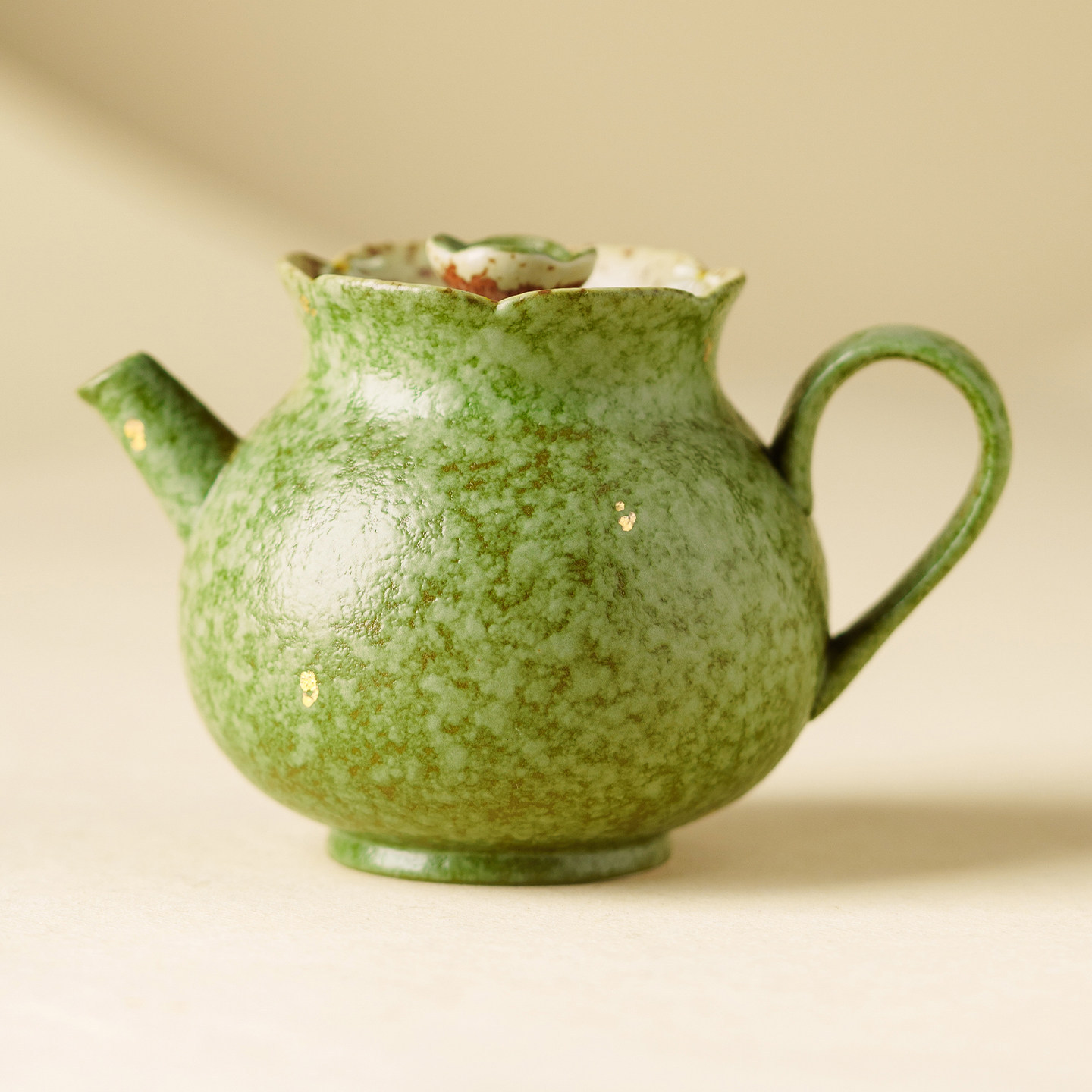 厂家洒金漫野雏菊茶壶泡茶家用陶瓷茶水壶过滤单壶一人独饮小茶具