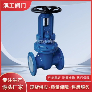 衬胶闸阀 手动衬胶法兰闸阀 钢制法兰衬胶闸阀Z41J 耐腐衬胶闸阀