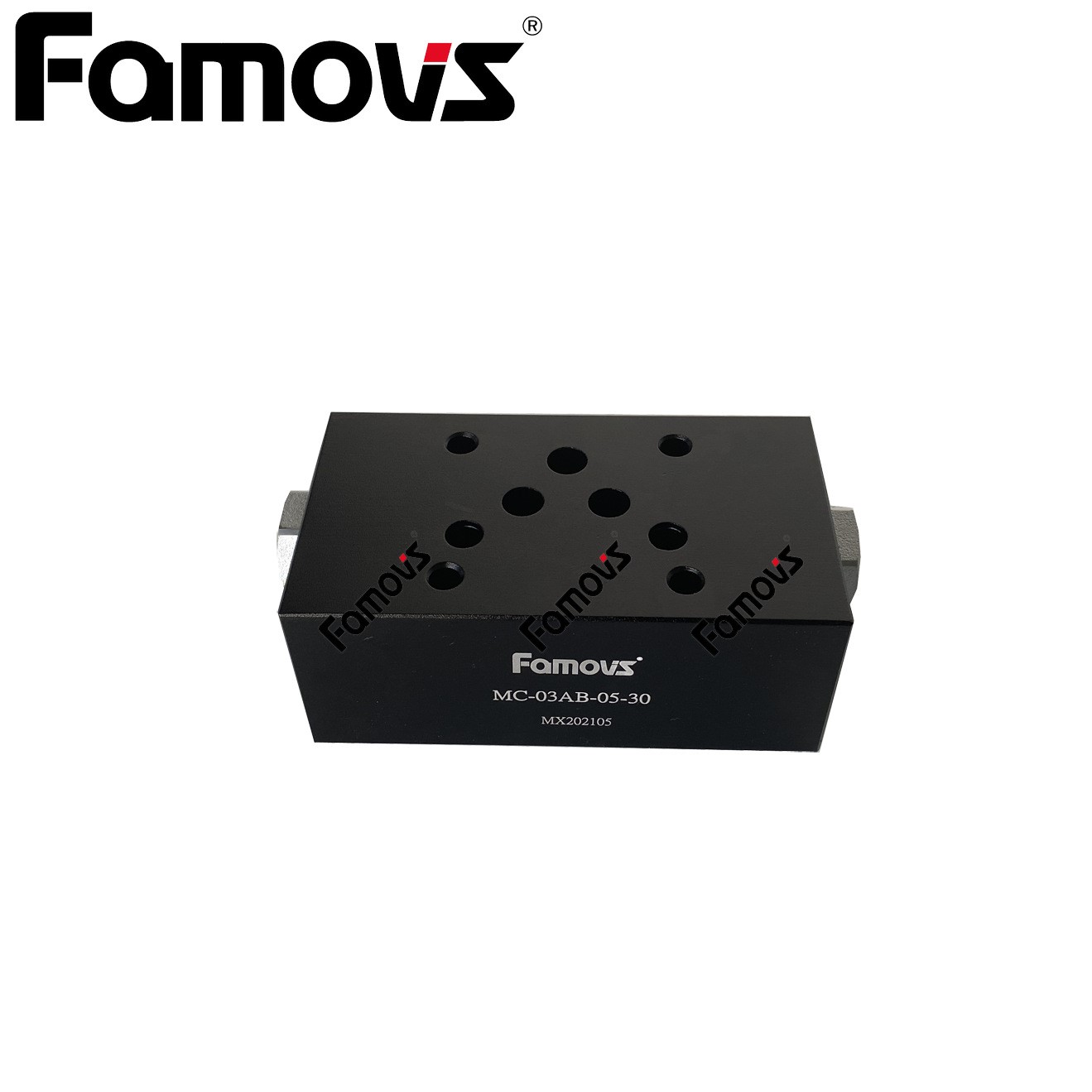 MCB-03W明欣Famovs叠加式双向抗衡阀 双向支撑平衡阀 控制AB孔
