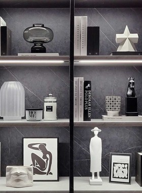 陶瓷树脂玄关摆件轻奢简约