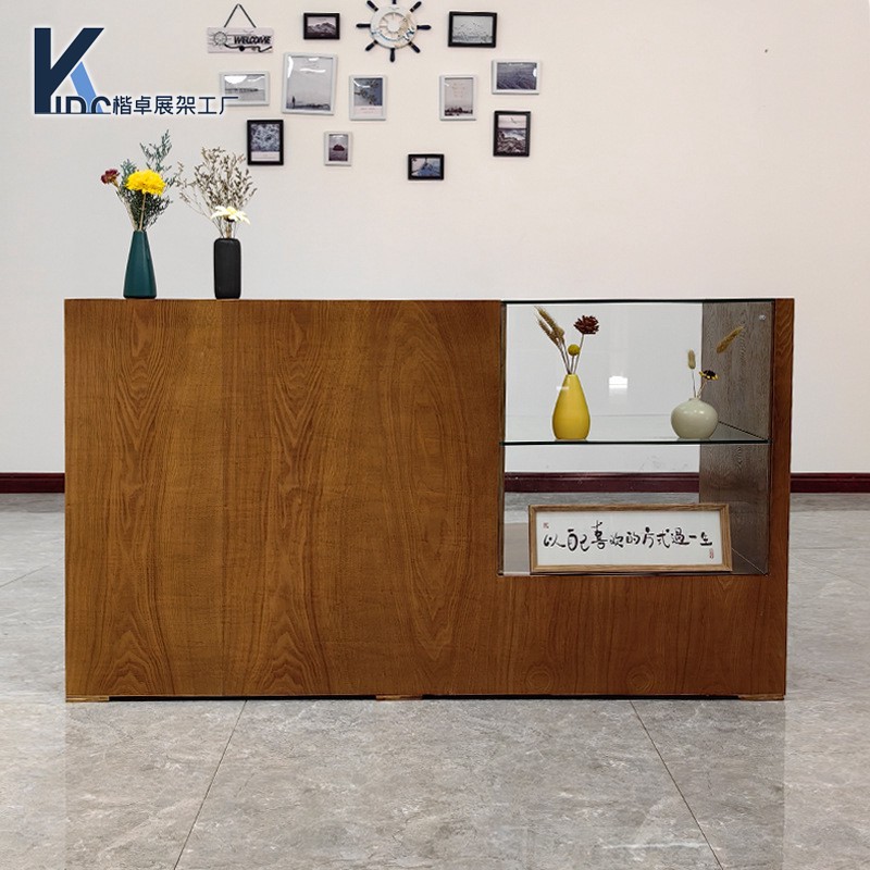 服装店收银台中岛台展示桌储物柜烤漆装饰品柜摆件展台陈列展示台