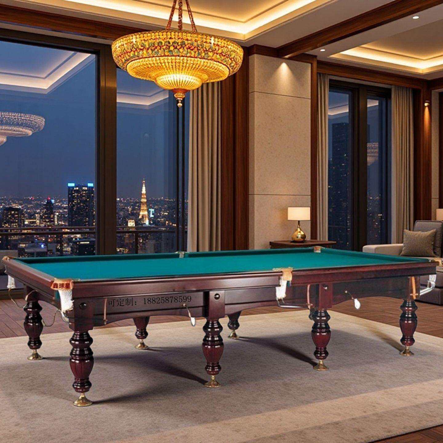 土库曼巴希Turkmenbashi俄式台球桌斯洛克美式桌球俄式桌球台