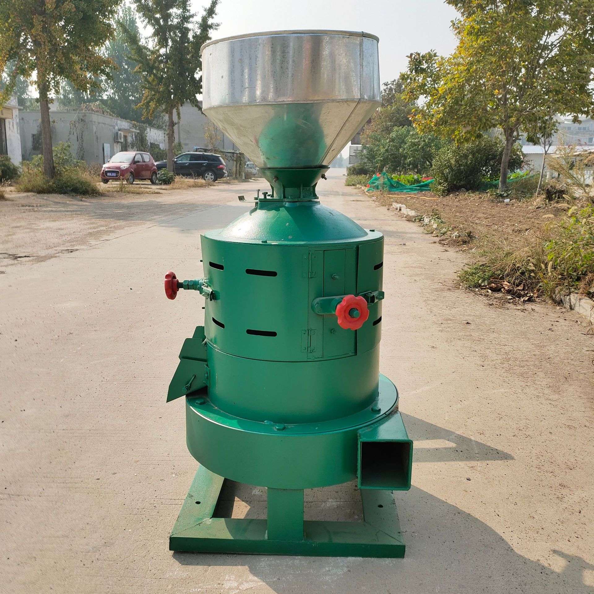 新型双风道碾米机 电动压扁机 家用燕麦大豆压扁机