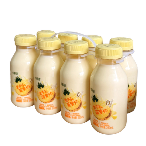 蒙牛小鲜语生菠萝低温奶8瓶装