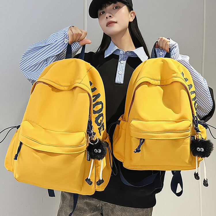 轻便简约双肩包小日系少女防泼水登山旅游背包高中大学生通勤书包