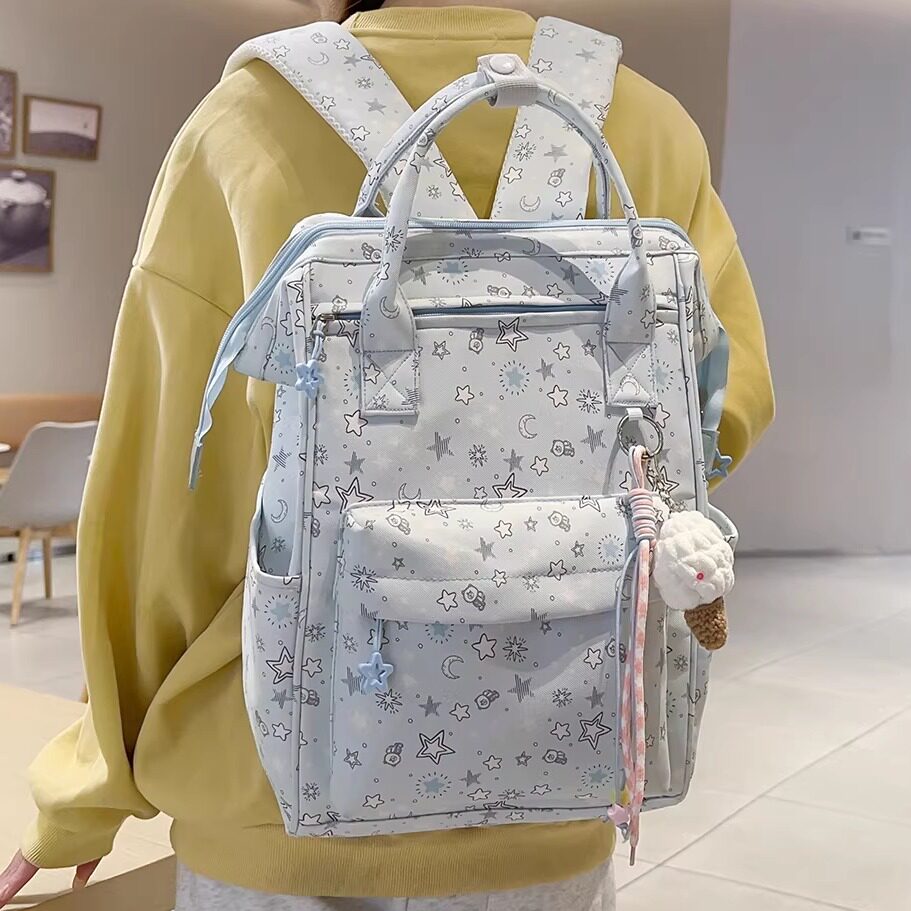 少女风书包大容量轻便双肩包