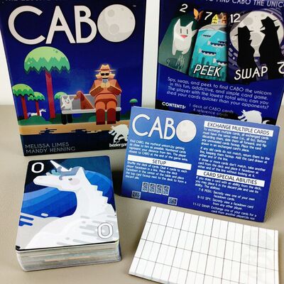 【新品】CABO桌游卡牌中英双语卡波桌面游戏kabo聚会推新独角兽牌