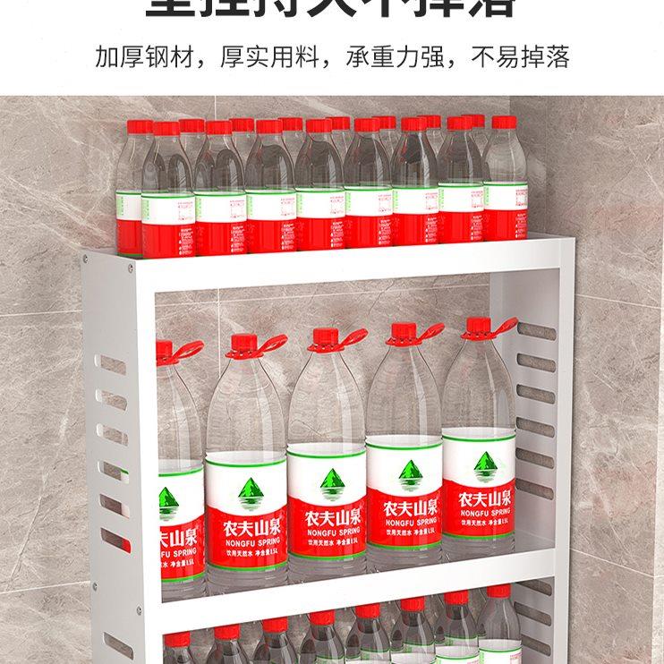 壁挂式厨房多层置物架墙上免打孔调料架浴室洗手间阳台收纳储物架