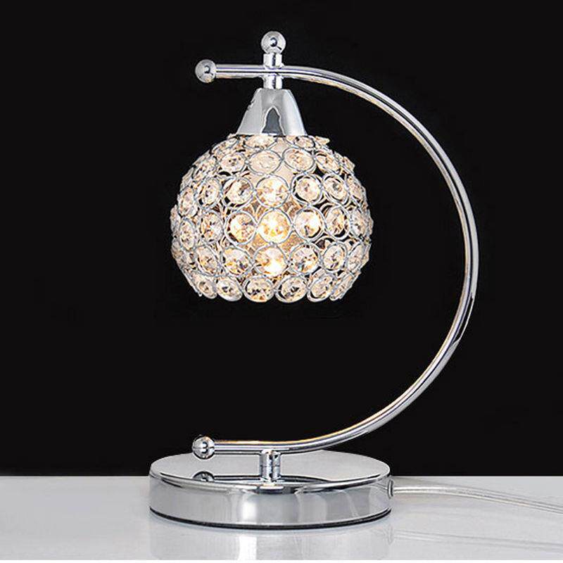 简约现代台灯客厅卧室床头温馨浪漫装饰水晶台灯床头优惠促销夜灯