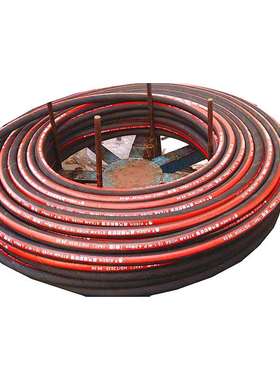 蒸汽胶管 红色外皮耐温180℃ 耐温胶皮管钢丝编织 起订量小