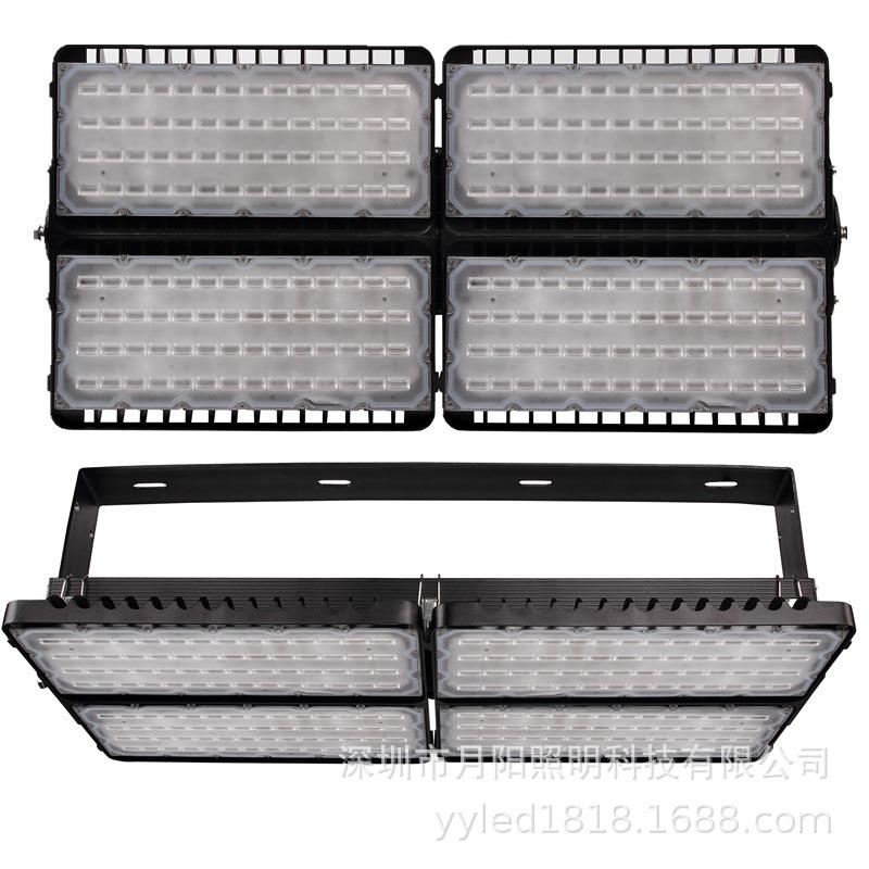 家直供 高颜值400W/800W圆形投光灯外壳 LED户外戴帽投光灯套件