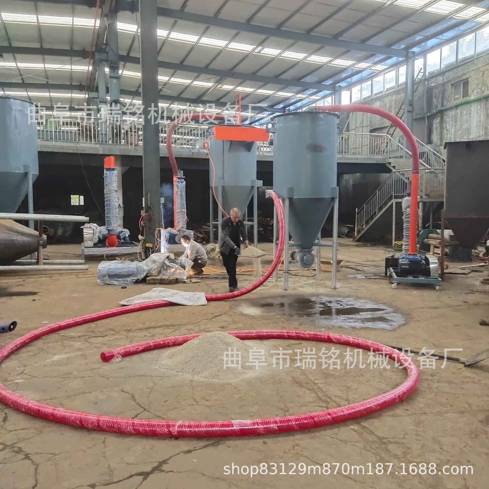 砂石料水泥脉冲气力吸灰机TGFF 铁路集装箱卸灰气力输送机 瑞铭
