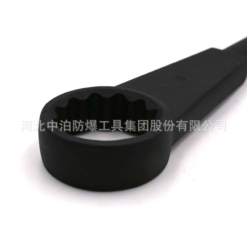 直柄美式敲击梅花扳手  中泊桥防 钢制工具 表面处理 黑涂  自然
