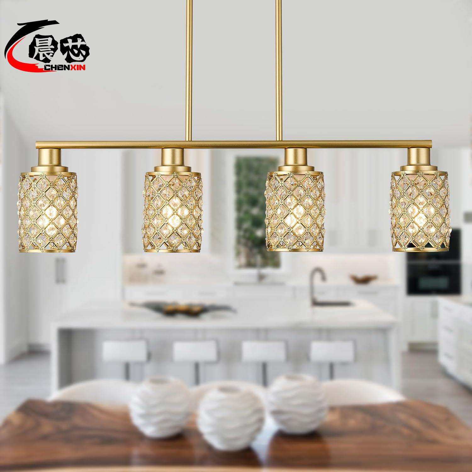 轻奢长条水晶餐厅吊灯书房吧台岛台高档餐桌三头多头美式餐吊灯具,电子元器件市场,集成电路（IC）,淘宝优惠券,粉丝福利购,淘宝优惠卷