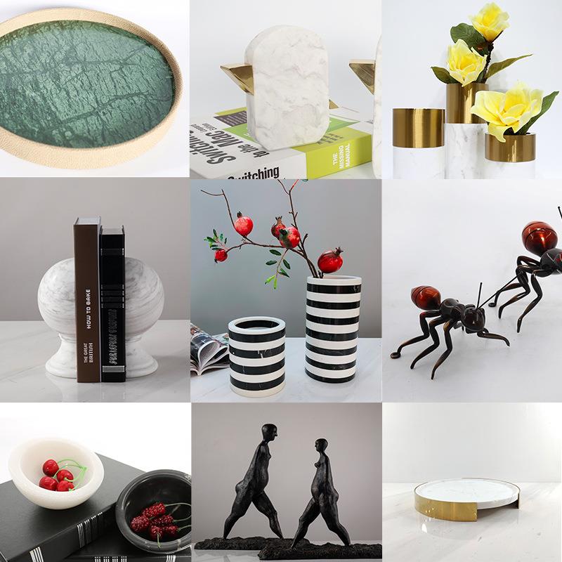 雕塑工艺品现代简约多种小众装饰高级感卧室桌面房间轻奢小摆件